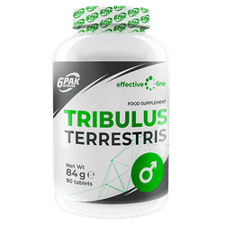 6PAK Nutrition Tribulus Terrestris 1000mg 90 Caps